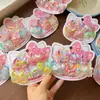 Ligas para el Cabello de Niña Kuromi Dibujo Animado Cuerdas de Cabello Coloridas para Niños, Alta Elasticidad, Gomas Elásticas No Dañinas, Accesorios para el Cabello