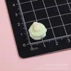 Miniatura 3D Juguete de Comida Pastel de Pudín Accesorios Brillantes de Resina Pegamento de Crema Estuche de Teléfono DIY Accesorios para el Cabello Pinza para el Cabello