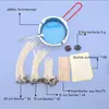Set de Velas DIY Traje para Verter Velas Incluyendo Horno Cuchara para Remover Pegatina para Mecha de Vela Tinte