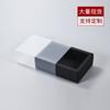 Caja de papel de piel de vaca, caja con cajón, caja de embalaje de té perfumado personalizada, caja de calcetines, ropa interior, caja de regalo, impresión de logotipo, lote personalizado