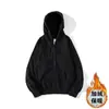 Suéter de cárdigan de terciopelo de invierno para hombre, chaqueta deportiva casual con capucha gruesa y cálida, chaqueta holgada de moda, prendas superiores