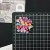 Acessórios para Sapatos DIY Atacado: Pingentes de Flor Coloridos para Sapatos, Lantejoulas Coloridas com Miçangas, Decorações de Sapato Destacáveis
