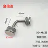 Conectores de Esquina de Vidrio de 90 Grados de Acero Inoxidable, Accesorios para Columnas Clavos de Vidrio, Soportes de Vidrio para Barandillas