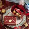 Novo Estilo Ins Estilo Mori Caixa de Doces Estilo Europeu Casamento Criativo Caixa de Doces Estilo Papel Timbrado Personalizado Embalagem Manual Caixa de Presente