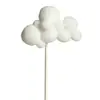 Complemento de decoración para tartas pequeñas, frescas, suaves y adorables, con forma de nube tridimensional, accesorios para tarjetas de decoración para tartas.