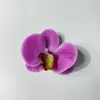 Cabeza de Flor Phalaenopsis Flor Artificial Falsa Hecha a Mano DIY Decoración de Pastel Inserto Caja de Boda Decoración de Pasador Material al por Mayor
