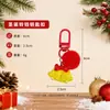 Llavero navideño transfronterizo, colgante de mochila estudiantil de moda, Papá Noel, renos, muñeco de nieve, decoración de mochila de regalo