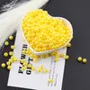Pérola de Imitação ABS 6mm Alto Brilho Colorida Furo Reto Contas Soltas DIY Pulseira Colar Artesanal Material para Miçangas Acessórios