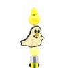 Amazon Lindo Fantasma Halloween Bolígrafo Cuentas Sueltas Dibujos Animados Bruja Cuentas Quemadas Doble Cara Bolígrafo de Bola DIY