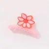 Pinza para el pelo de Flor de Frangipani Colorida Linda de Venta Caliente Transfronteriza Pinza de Tiburón de Gama Alta Pinza de Moda Dulce Elegante para Mujeres