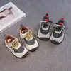 2026 Otoño Nuevo Estilo Coreano de Moda Versátil Suela Suave Antideslizante Malla Velcro Tenis para Niños y Niñas