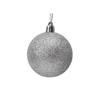 Venta al por mayor directa de fábrica bola de Navidad a granel diámetro 2/3/4/6/8cm brillante mate polvo de purpurina galvanoplastia colgante de bola decorativa