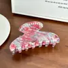 Estilo Moda para o Dia a Dia Francês Versátil Prendedor de Cabelo de Ácido Acético Presilha de Cabelo com Concha Pérola Sentido Avançado Grande Quantidade Prendedor Tiburón Acessórios de Cabelo