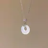 Nuevo Collar Estilo Chino Retro Étnico Diseño de Nicho Femenino Sentido de Alta Gama Cadena de Lana Moda Versátil Accesorios Elegantes