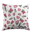 Almohada Decorativa Temu Cojín de Poliéster Funda de Cojín para el Hogar Día de San Valentín Forma de Corazón Pedido de Prueba de Lote Pequeño Transfronterizo