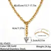 Collar de Acero de Titanio con Forma de Corazón Transfronterizo Europeo y Americano s Moda de Alto Nivel Gargantilla Acero Inoxidable Chapado en Oro Joyería que No se Desvanece Venta al por Mayor