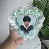 Colgante para bolso en forma de corazón de Dilraba, Colgante para bolso en forma de corazón de Angelababy, Colgante reflectante en forma de corazón DIY de apoyo a celebridades, Fieltro no tejido