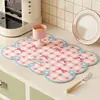 Tapete de Drenagem para Bancada de Cozinha Desenho Animado Hi-Pi Filhote Terra de Diatomáceas Absorvente de Água Secagem Rápida Tapete de Mesa Tapete de Isolamento Térmico para Xícara de Café Transfronteiriço