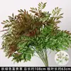 Ramo de Plantas Verdes para Boda, Hojas de Árbol, Espárrago, Arreglo Floral, Hierba de Planta, Decoración de Salón de Bodas, Hojas Verdes, Arreglo Floral Artificial