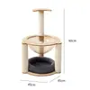 Estrutura de Escalada para Gatos de Tamanho Médio, Tipo Horizontal para Sala de Estar, Arvore de Gatos Compacta, Árvore de Gatos Resistente à Abrasão de Sisal, Suprimentos para Pets