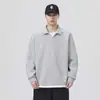 Nuevos tops de otoño e invierno 2026, camisetas de alta costura, artículos de moda de manga larga para hombre, sudaderas de moda, prendas de abrigo holgadas y casuales