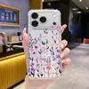 Funda Popular Meikeduo Flor de Vid para iPhone 16/15 Pro Cobertura Completa para Teléfono Móvil Apple 17 Transparente TPU Anti-Caídas