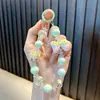 Cadena Creativa para Teléfono Móvil con Lazo y Perlas Llavero Lindo Colgante para Bolso Pareja Regalos Pequeños Al por Mayor