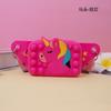 Bolso Cruzado de Unicornio Juguete para Alivio del Estrés Infantil Billetera Juguete Suave de Dibujos Animados Lindos Año del Caballo