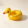 Pvc inflável porta-copos beber porta-copos montanha-russa donut montanha-russa porta-copos unicórnio água inflável almofada de água atacado