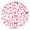 Amazon Coquette Lazos Dibujos Animados 50 Rosa Estilo Ins Decorativos Vaso de Agua Pegatina de Lazo para Computadora