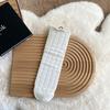 JK Lolita Estilo Japonês Bonito Primavera e Verão Meias Empilhadas Finas Malha Respirável Mary Jane Orelha Meias Mid-tube Moda