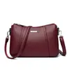 Bolso Bandolera para Mujer de Comercio Exterior 2025 Primavera Nuevo Estilo Urbano Simple de Cuero Suave Bolso de Hombro para Madres de Mediana Edad