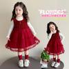 Vestido para Niñas Otoño e Invierno 2025 Nuevo Primavera y Otoño Bebé Cumpleaños Niños Vestido de Terciopelo de un Año Vestido de Invierno de Princesa
