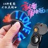 Spinner Fidget Genial Encendedor Recargable Sensor Luz de Colores Encendedor de Cigarrillos a Prueba de Viento Regalo al por Mayor para Novio Venta Directa de Fábrica