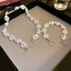 Collar de Perlas de Imitación Irregulares Barroco con Cierre de Hebilla Diseño con Sentido Cadena para Clavícula Elegante Moda Destacado Cadena de Perlas para Mujer