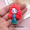 Directo de fábrica serie de princesas de dibujos animados Blancanieves pasador para el pelo funda de teléfono parche hecho a mano con pegamento de crema resina