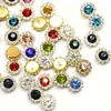Vendas Diretas da Fábrica Porta-Flores Girassol Redondo Camada Dupla Flor Diamante DIY Laço Bolsa de Sapato Acessórios de Vestuário Acessórios Diamante Garra