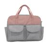 Moda Transfronteiriça Duas Cores Bolsa Just-in-time Bolsa Mãe e Bebê Ombro Único Capacidade Super Grande Bolsa de Múmia Multifuncional Personalizada de Fábrica