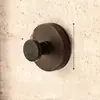 Nuevo gancho con pomo de patrón para cocina del hogar, estante de almacenamiento giratorio montado en la pared, estante de almacenamiento sin taladro, estante colgante, gancho