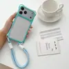 Capa Transparente Simples para iPhone 18 Pro Max Apple 17P À Prova de Queda 16 Pro com Cordão 15 Macia