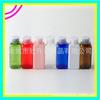 Botella Cuadrada de 50ml con Tapa Original Botella Cuadrada de PET Botella Dispensadora de Agua Cosmética Botella de Muestra de Champú