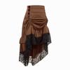 Ropa Medieval Renacentista Europea y Americana Transfronteriza Estilo Retro Falda Larga Irregular Versátil para Mujer