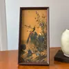 Nuevo Estilo Chino Salón de Jade Pintura Decorativa Rica Marco de Fotos Pintura de Mesa Pintura China Grabada de Nuevo Pintura Colgante para Entrada Sala de Estar Adornos de Escritorio