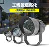 Foco LED impermeable lámpara de proyección exterior parque pared iluminación paisajística lámpara de proyección redonda 18W36W lámpara de árbol