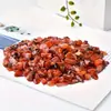Venta al por mayor En stock Ágata Roja del Sur Piedra Triturada Cristal Crudo Acuario Maceta Cama Paisajismo Piedra Decorativa Aromaterapia Piedra de Cristal