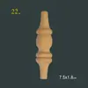 Armario de Vino de Madera Maciza Estilo Europeo, Puente, Pilar Pequeño, Valla de Calabaza, Pilar de Madera Decorativo tallado, Pilar Romano, Barandilla, Pilar de Gabinete