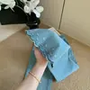 Jeans Rectos Bordados Florales Azules para Mujer, Nuevo Estilo Primavera/Verano 2026, Pantalones Acampanados de Nueve Puntos Adelgazantes para Cuerpo en Forma de Pera