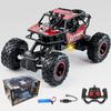 Carro de Controle Remoto 2.4g de Liga Leve Off-Road Escalada Carregável Pneu de Borracha Caixa de Presente com Luz Transfronteiriça Carro de Brinquedo para Crianças
