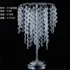 Adereços de Casamento, Suportes de Flores de Mesa de Cristal, Marcadores de Corredor de Acrílico, Castiçais de Gelo para Salão de Casamento, Ornamentos de Arte em Ferro, Decorações