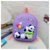 Mochila Escolar Infantil Dibujos Animados Lindo Panda Rojo Cáscara Dura Ligera Reductora de Carga Jardín de Infancia Bebé Mochila Pequeña Comercio Exterior